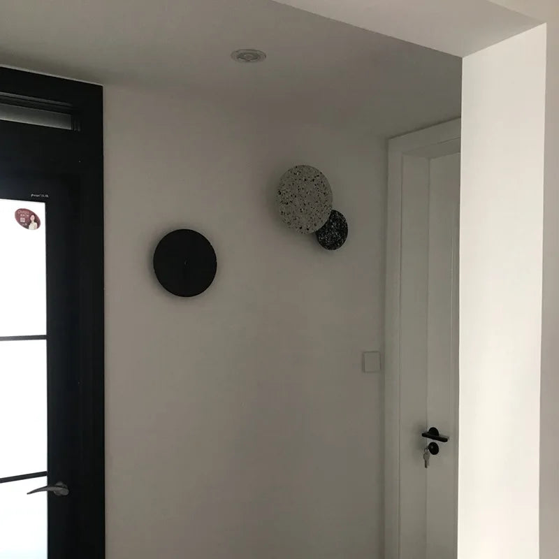 Industrial cement wall lamp