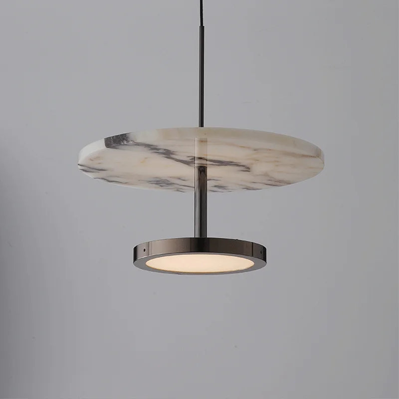 Alabaster modern luxury pendant light