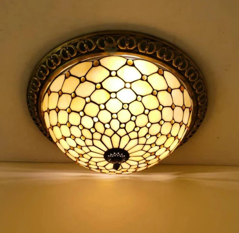 Tiffany vintage plafondlamp