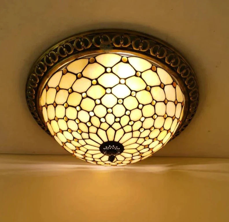 Plafonnier vintage Tiffany
