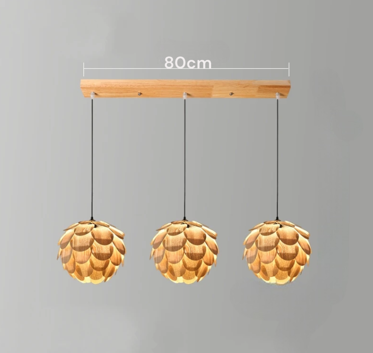 LUXE hanglamp met dennenvruchten