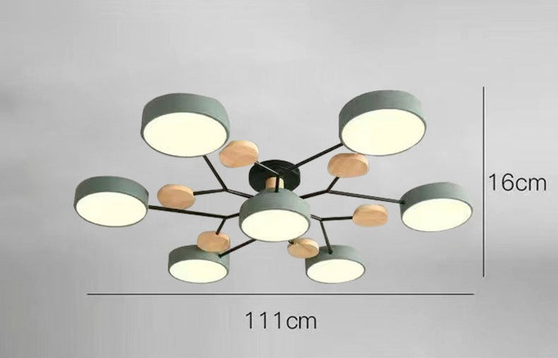 Luxueuze kunst plafondlamp