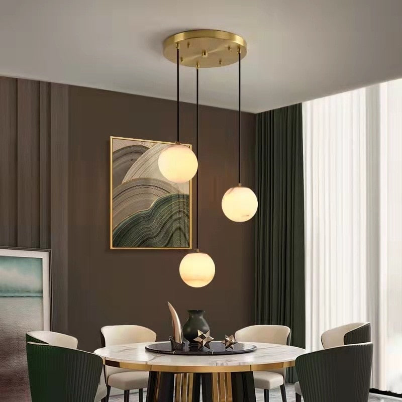 Wabi-Sabi marmor taklampa