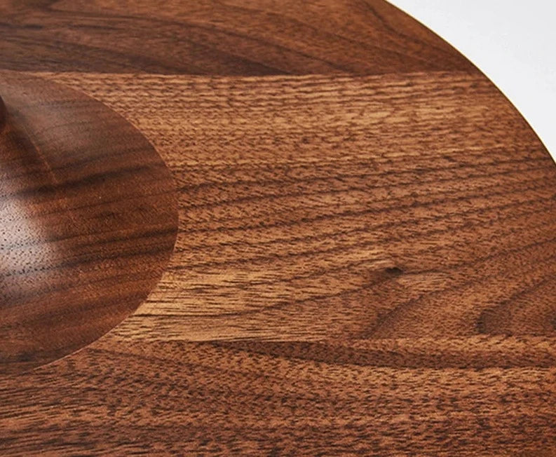 Lámpara colgante de diseño nórdico en nogal