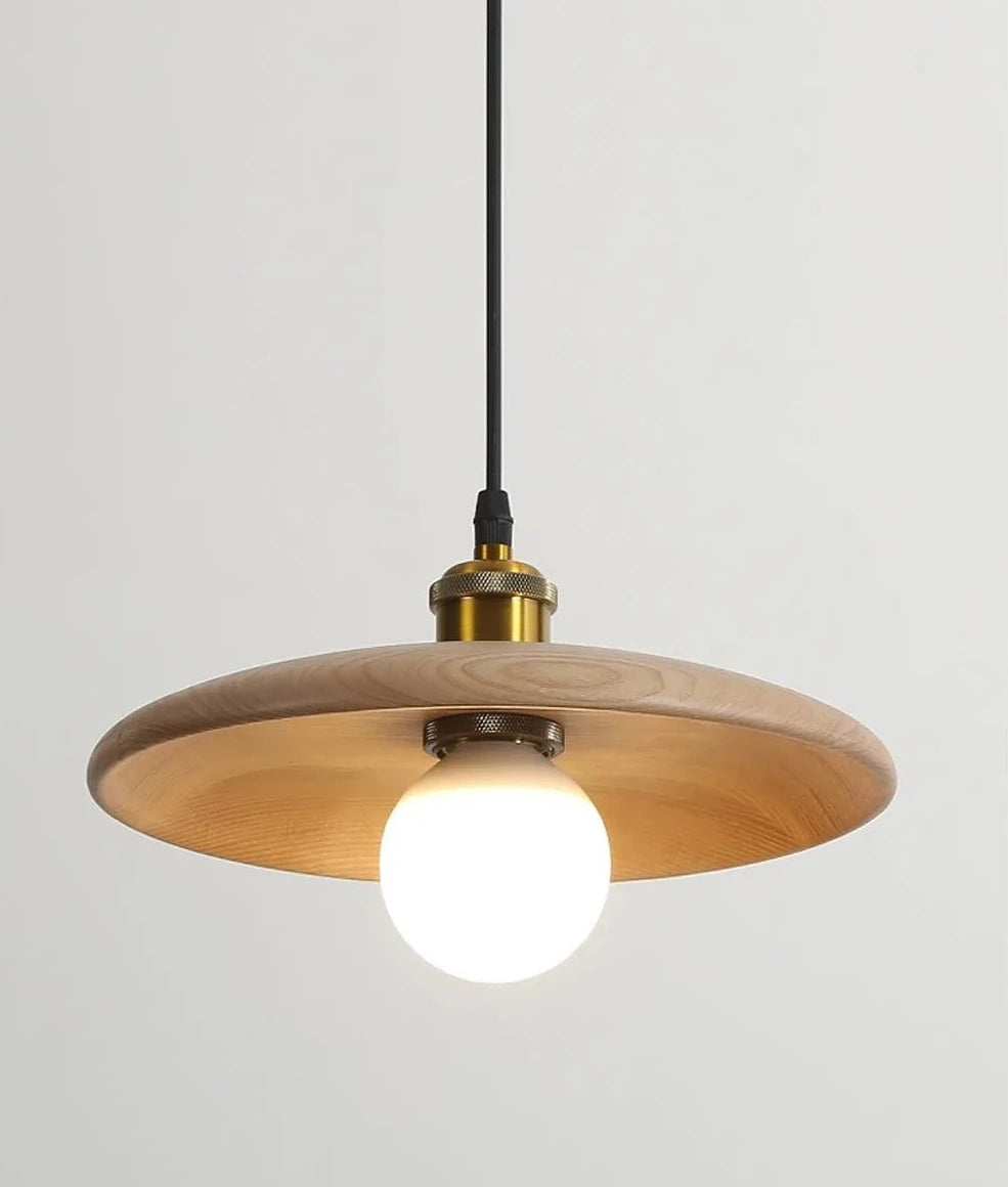 Nordic wood pendant light