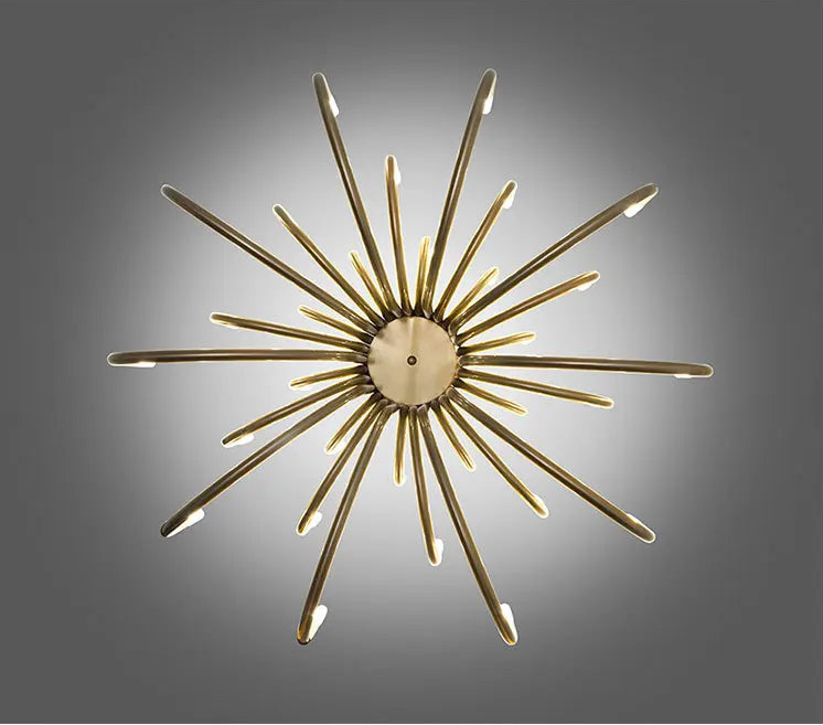 Minimalist linear chandelier for dining room