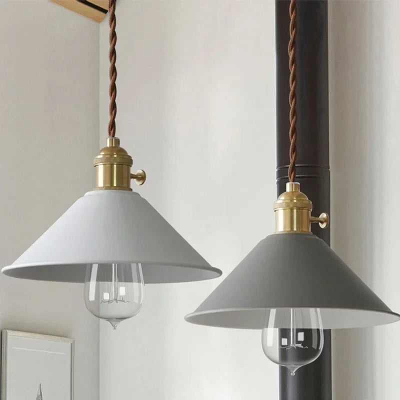 Lámpara colgante minimalista de granja