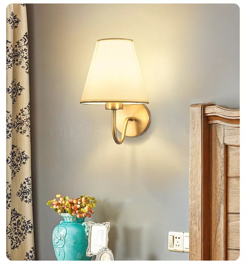 American Fabric Wall Lamp