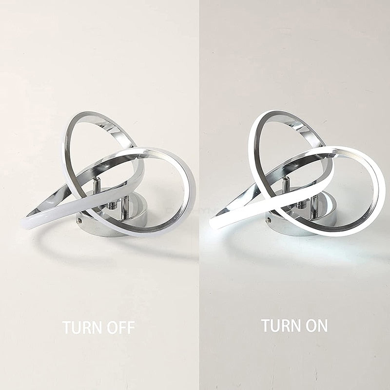 Abstract Shape Led Chandelier