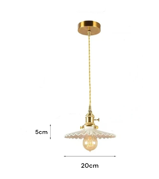 American vintage pendant light