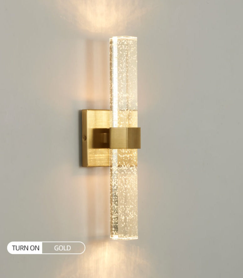 Applique murale de luxe avec bulle de cristal