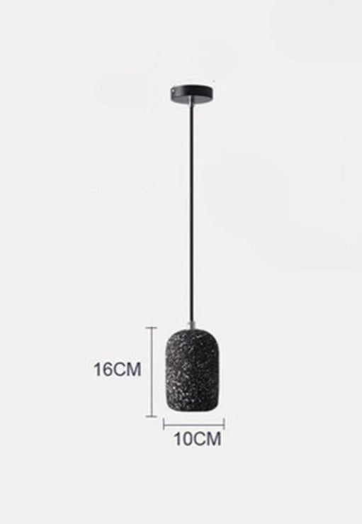 Cement deco pendant light