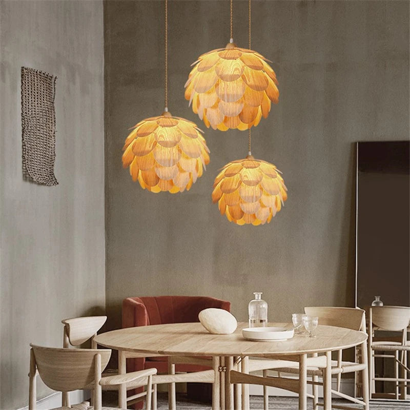 LUXE hanglamp met dennenvruchten