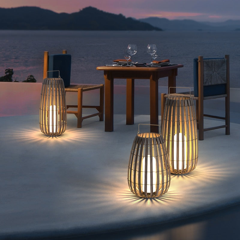 Decoratieve lamp op zonne-energie