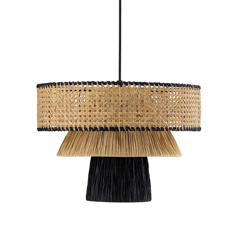 LUXELY nordic rattan pendant light