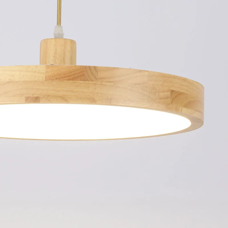 LUXE moderne japanse houten hanglamp voor de woonkamer