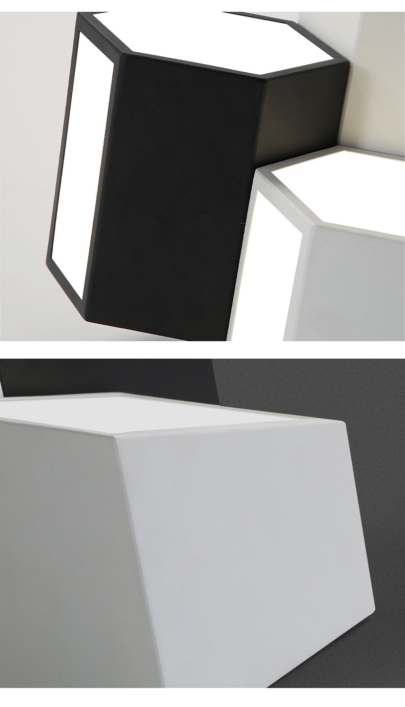 Moderne geometrische Kunst Kronleuchter Leuchten
