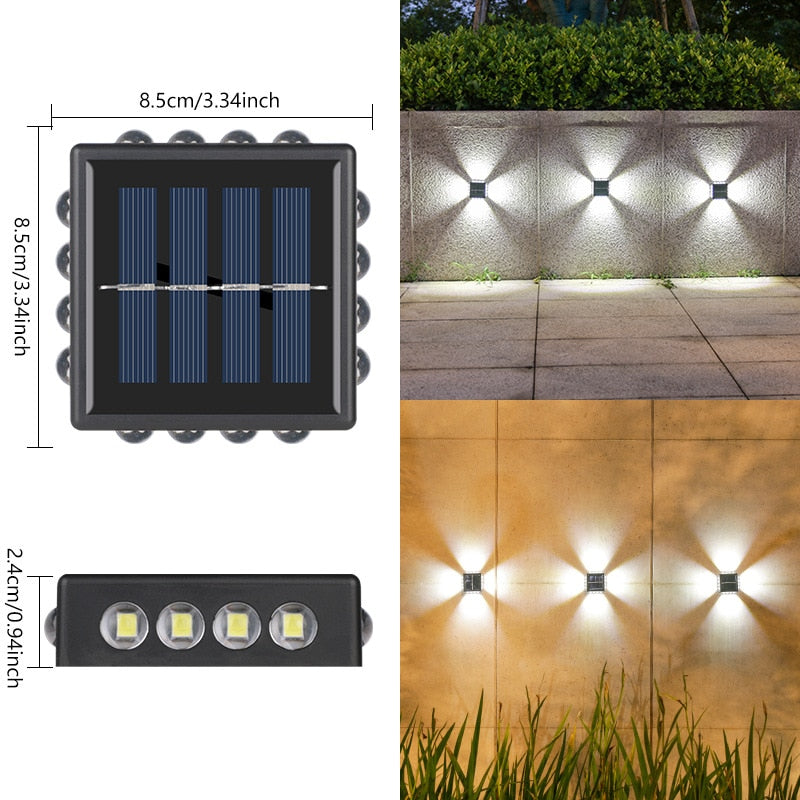 LQ Solar vägglampa