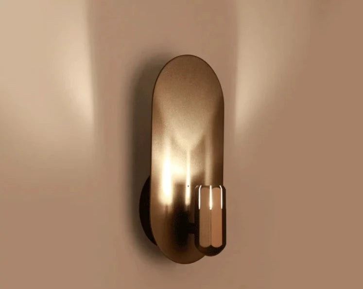 Lujosa lámpara de pared de diseño