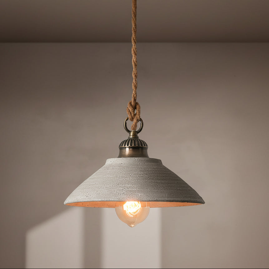 Loft keramik vintage hängande lampa för café och matsal