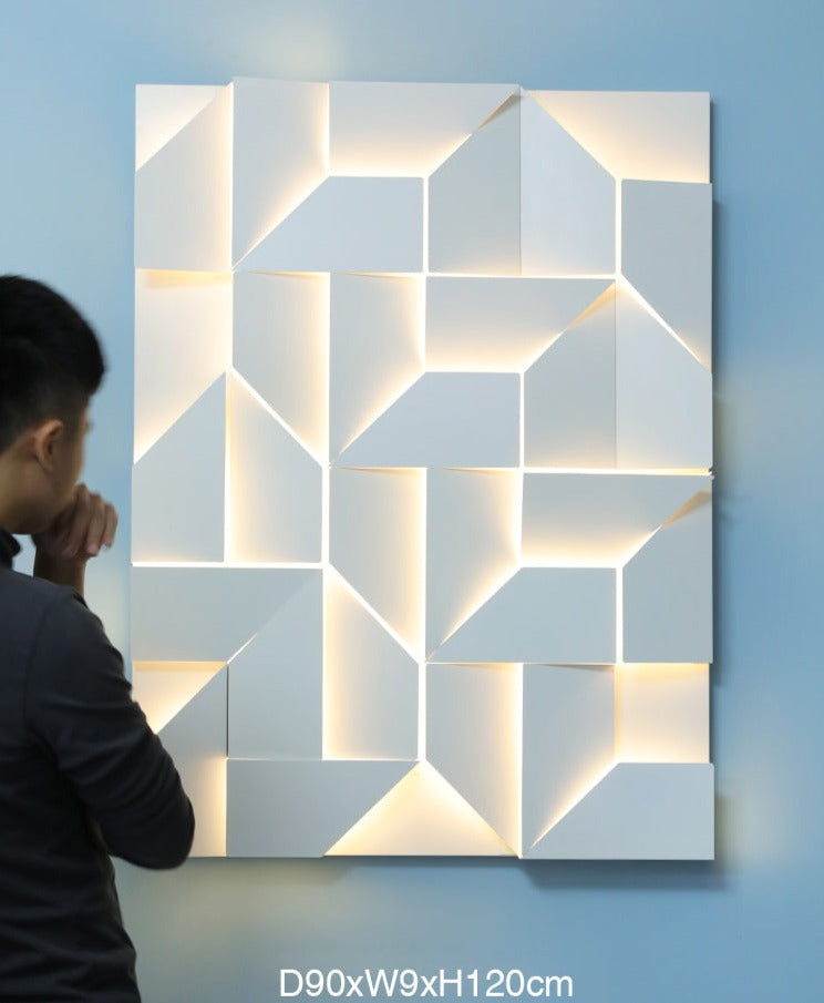 Lampe murale 3D de luxe