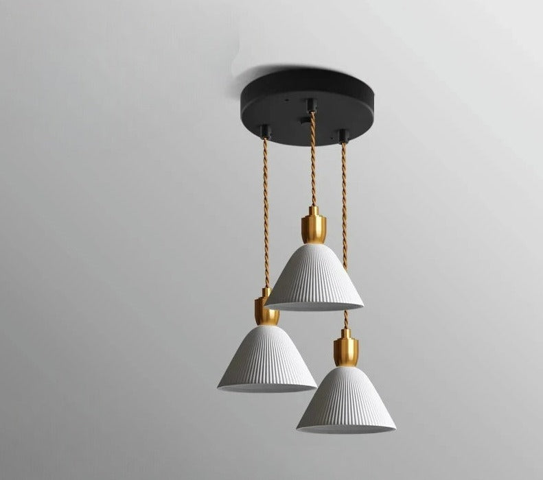 Ceramic pendant light