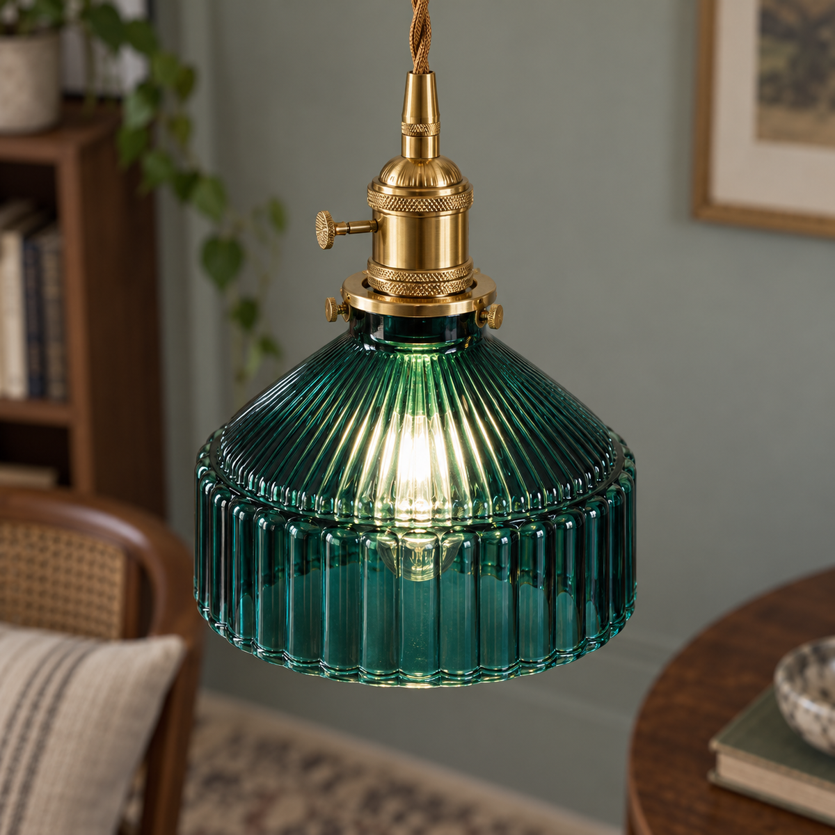 Nordic glass pendant light