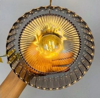 Lámpara colgante de cristal nórdico