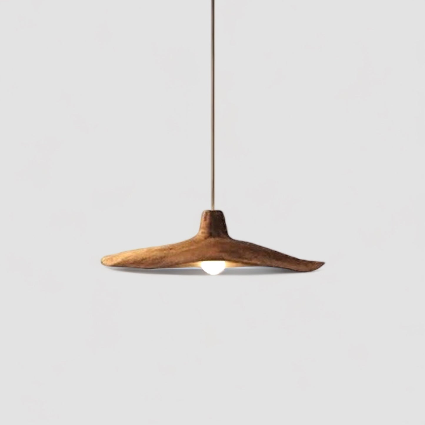 Wabi-sabi rustic pendant light