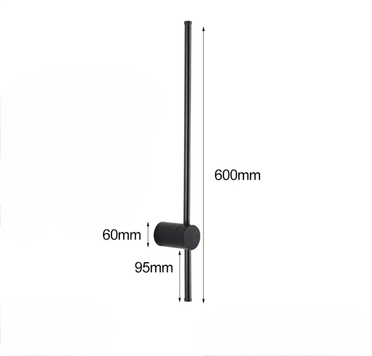 Applique luxueusement minimaliste en forme de tige