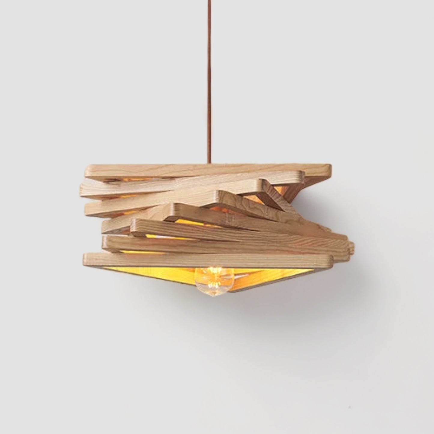 Lámpara colgante de diseño artístico Wabi sabi