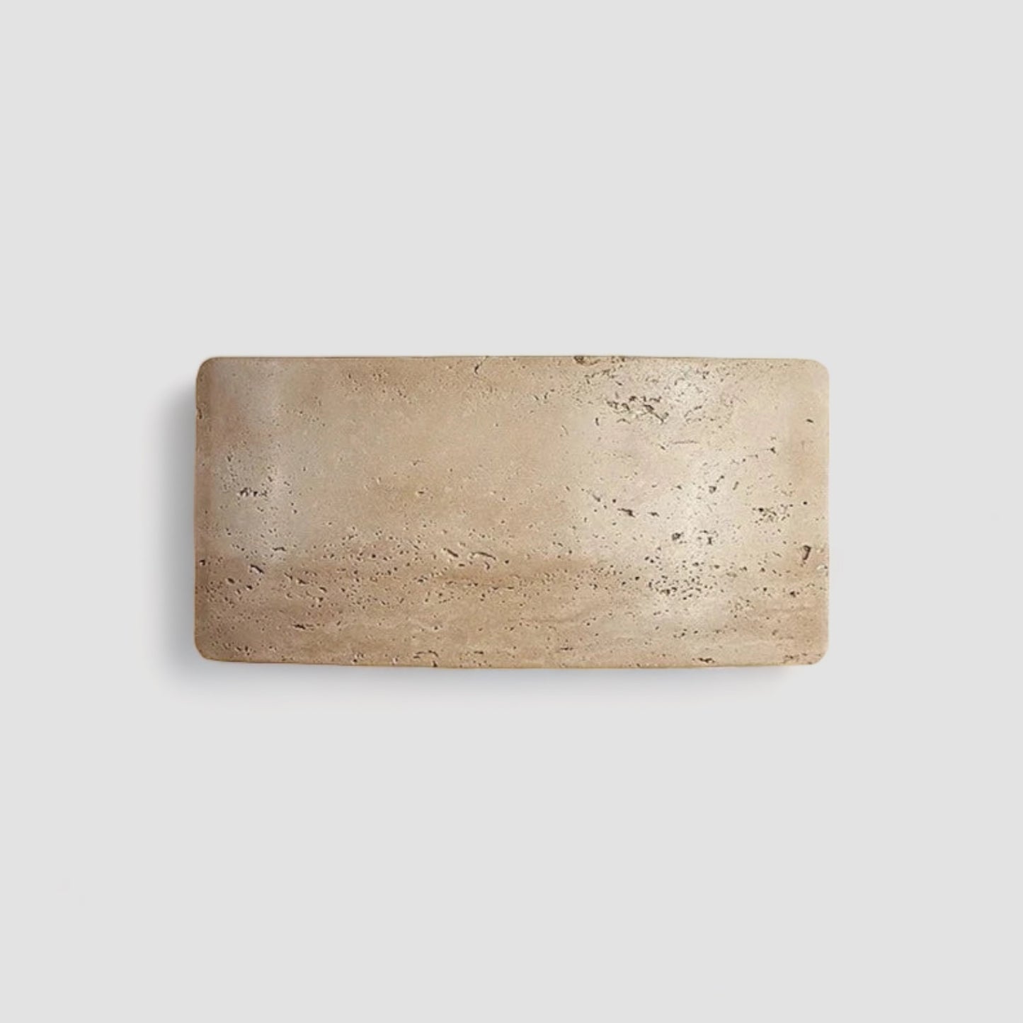 Aplique de piedra travertino ip65