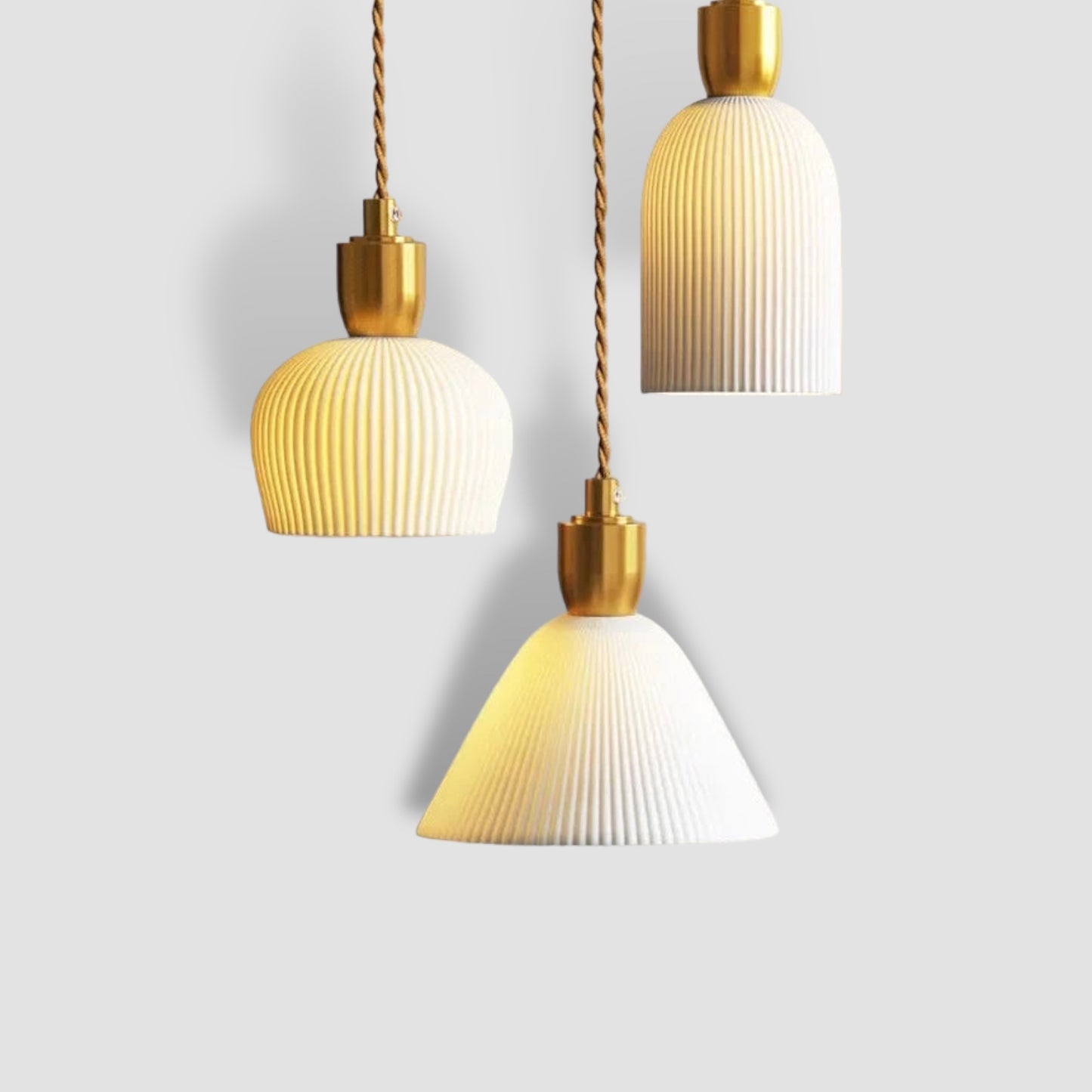 Dining ceramic pendant light