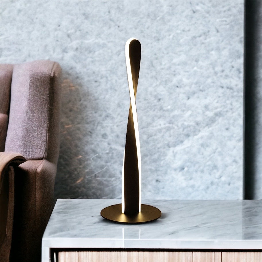 Dimbar modern skrivbordslampa Aluminium
