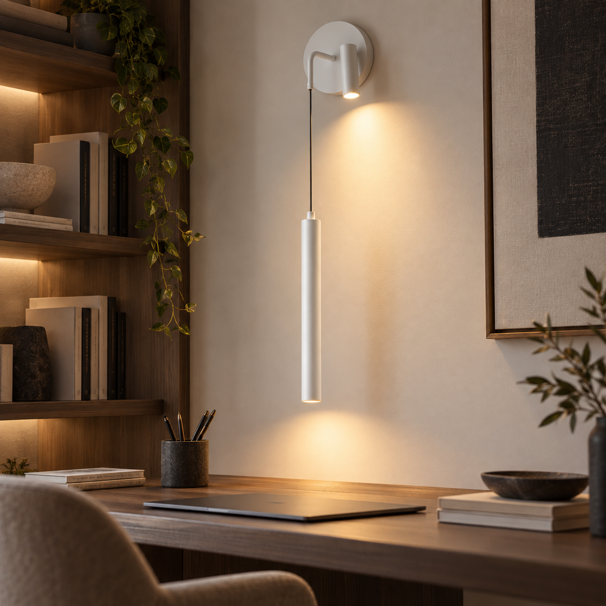 Hängande vägglampa
