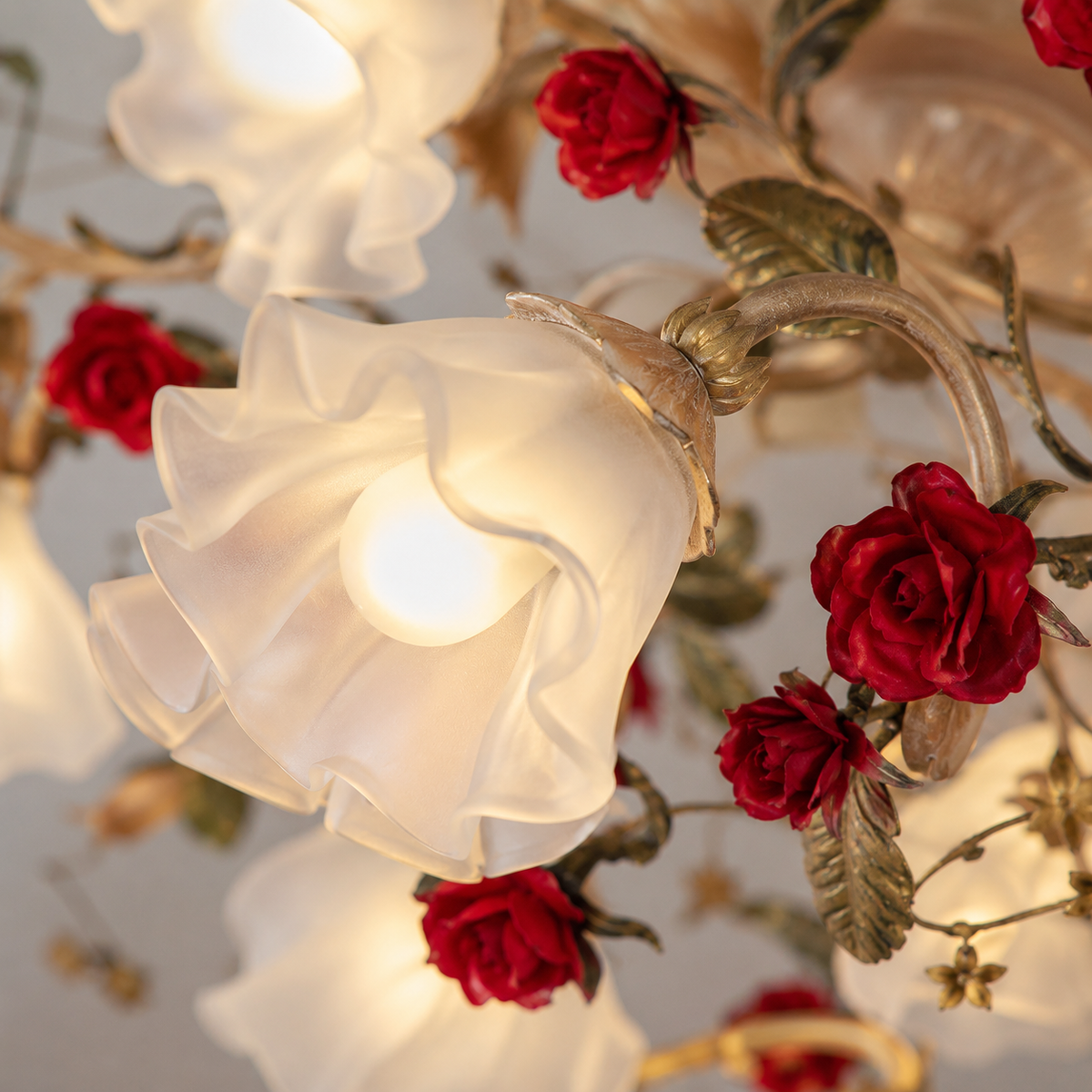 Drottningblommig taklampa för sovrum