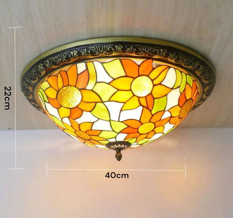 Tiffany vintage plafondlamp
