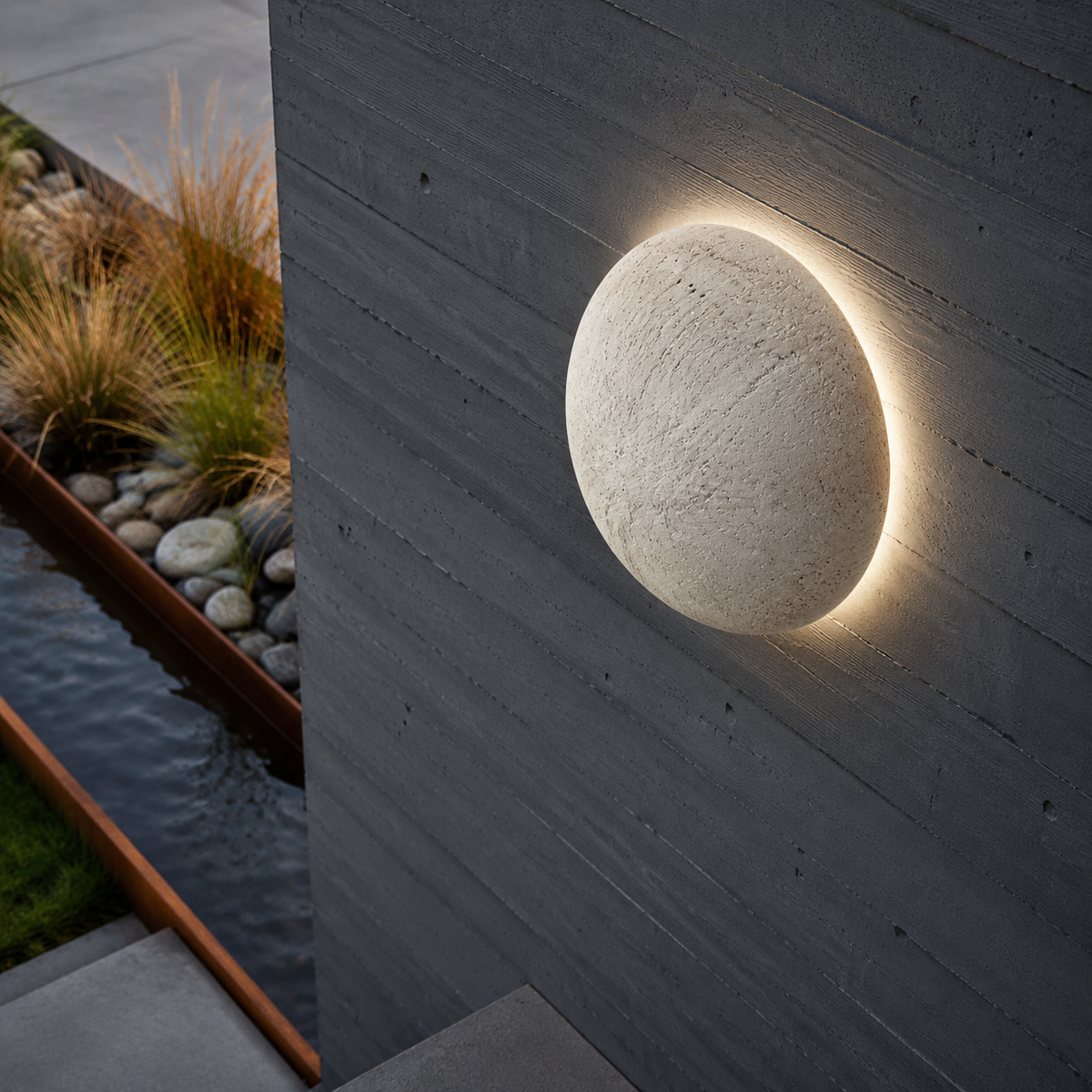 Lámpara de pared LED para exteriores con protección IP65, resistente al agua, para la iluminación del jardín