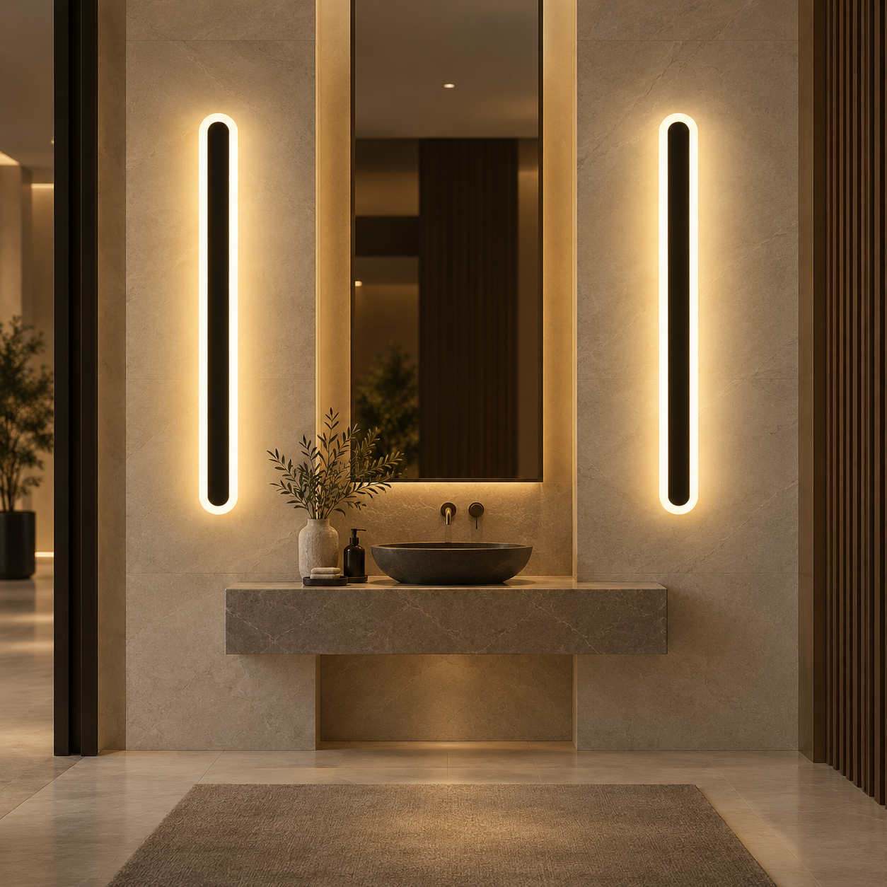 Minimalistische Led Wandlamp