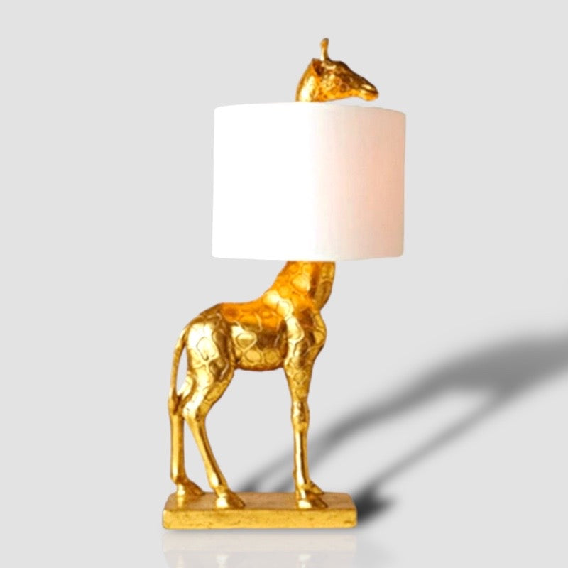 Bordslampa med giraffdesign