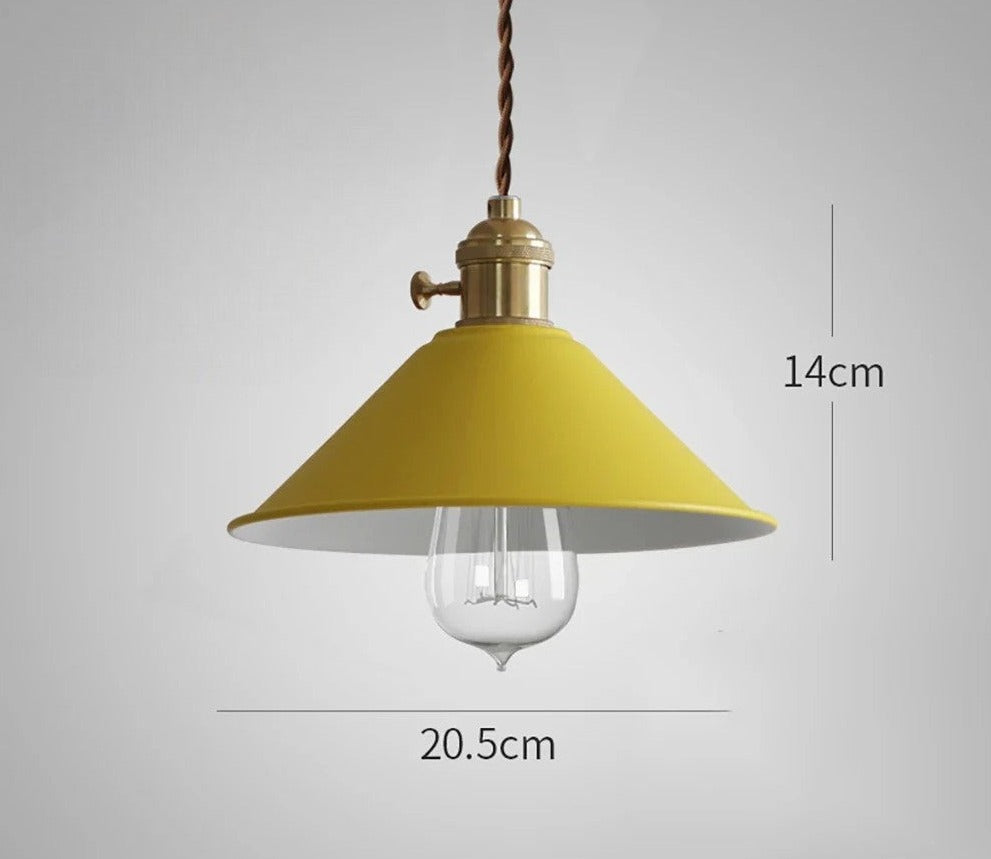 Lámpara colgante minimalista de granja
