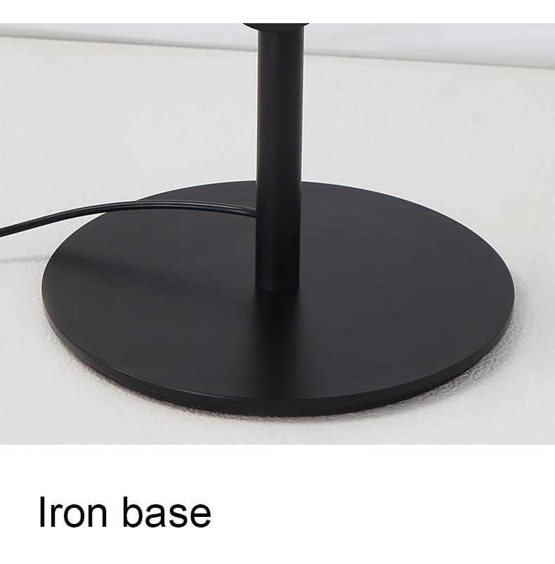 Lampadaire LED minimaliste Warm Light avec finition aluminium