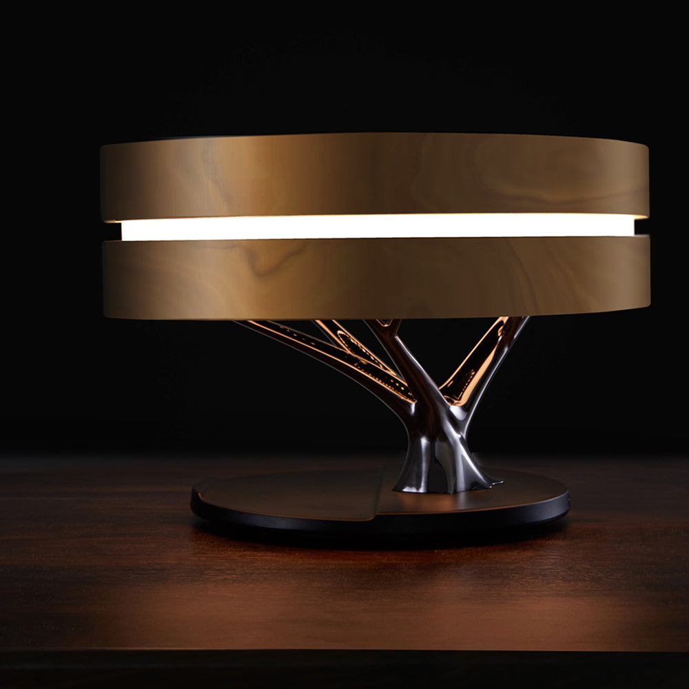 Lampe de bureau moderne avec haut-parleur et chargeur sans fil