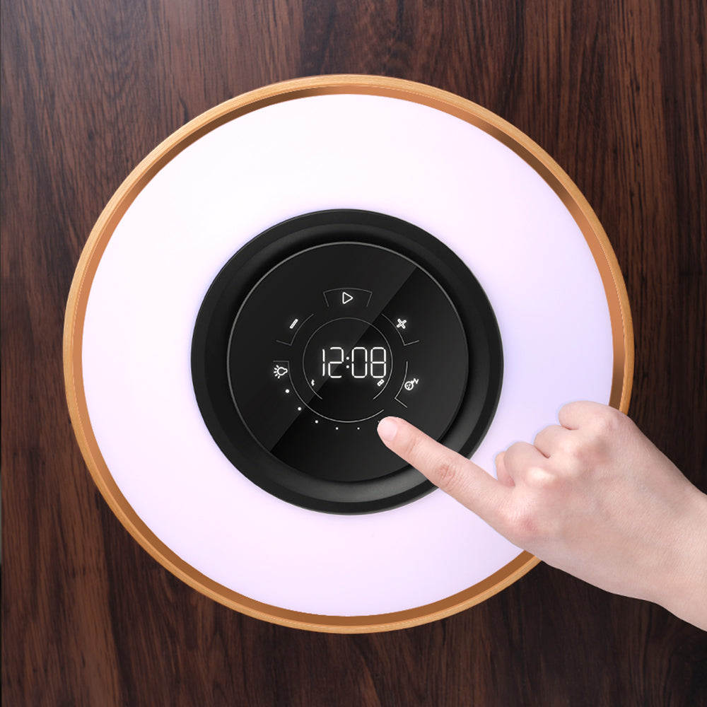 Lampe de bureau moderne avec haut-parleur et chargeur sans fil
