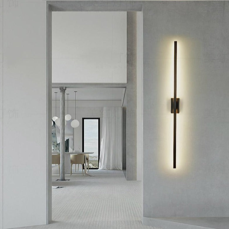 Minimalist Rod Shape Adjustable Wall Light Sconce