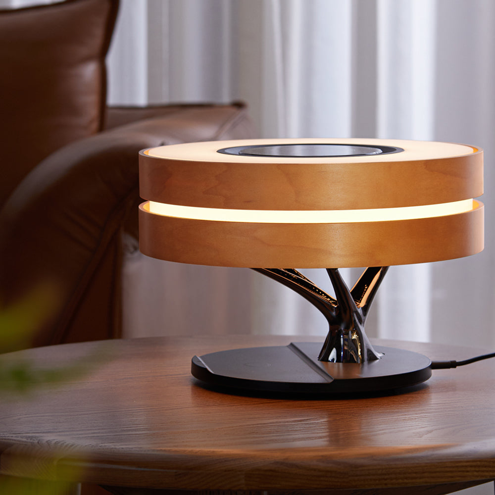 Lampe de bureau moderne avec haut-parleur et chargeur sans fil