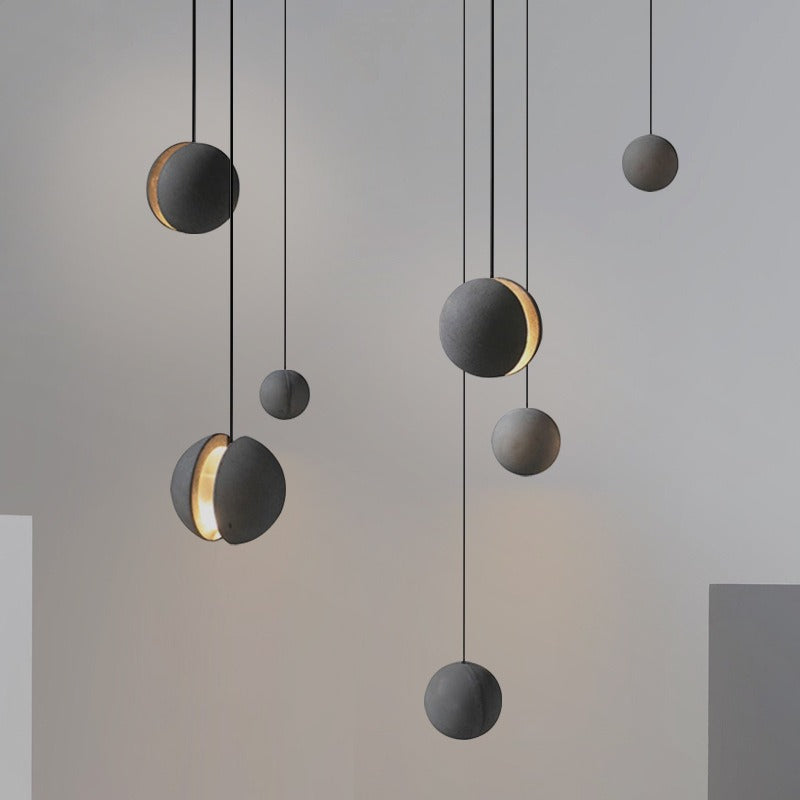 Maanvorm Modern Hanglampje