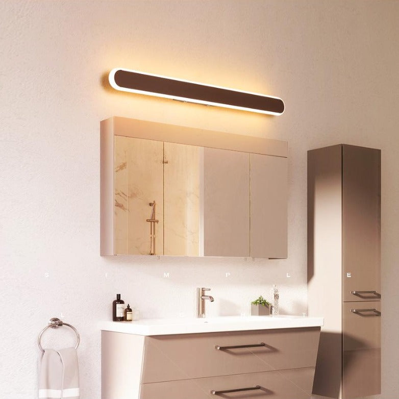 Minimalistische lineare Wandleuchte