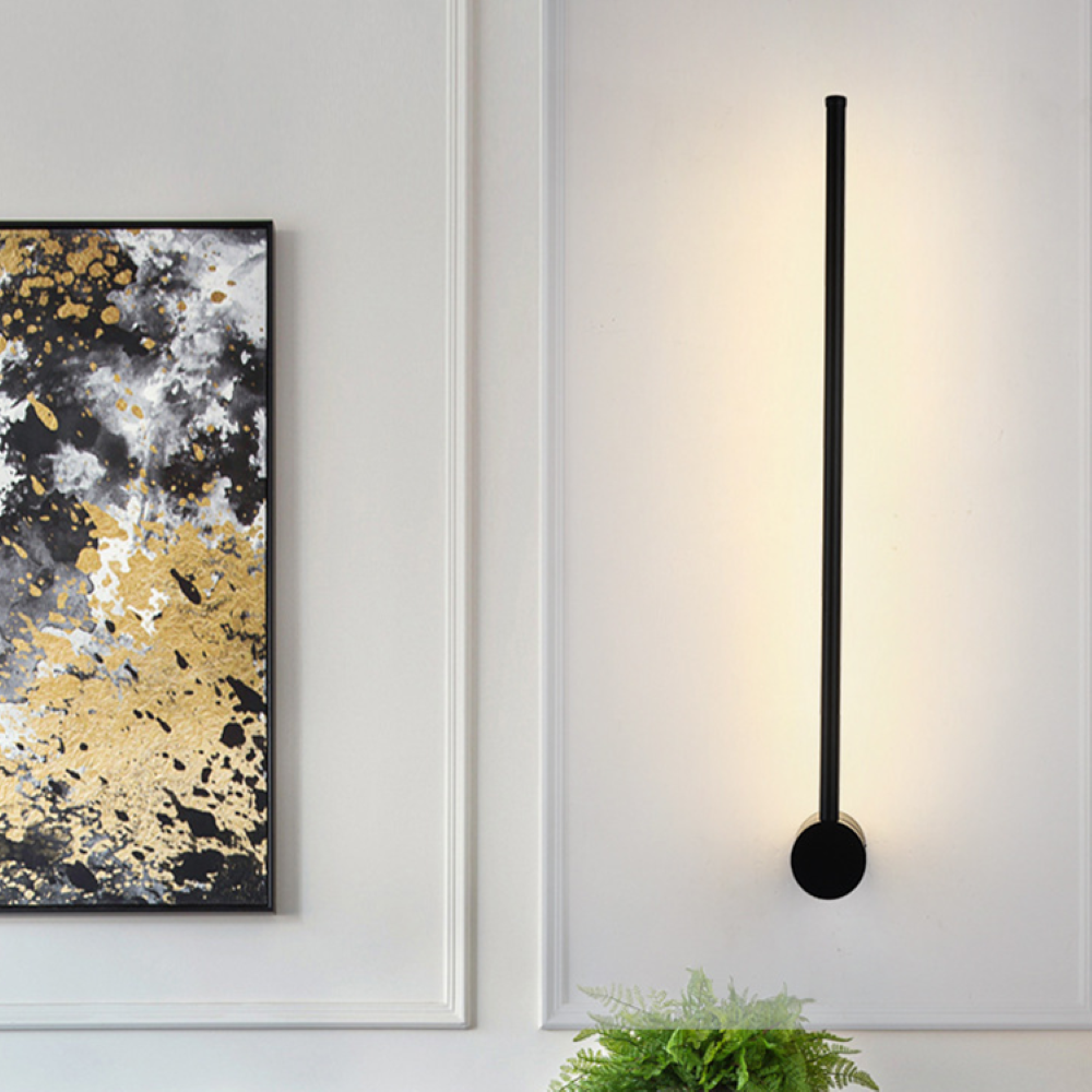 Applique luxueusement minimaliste en forme de tige