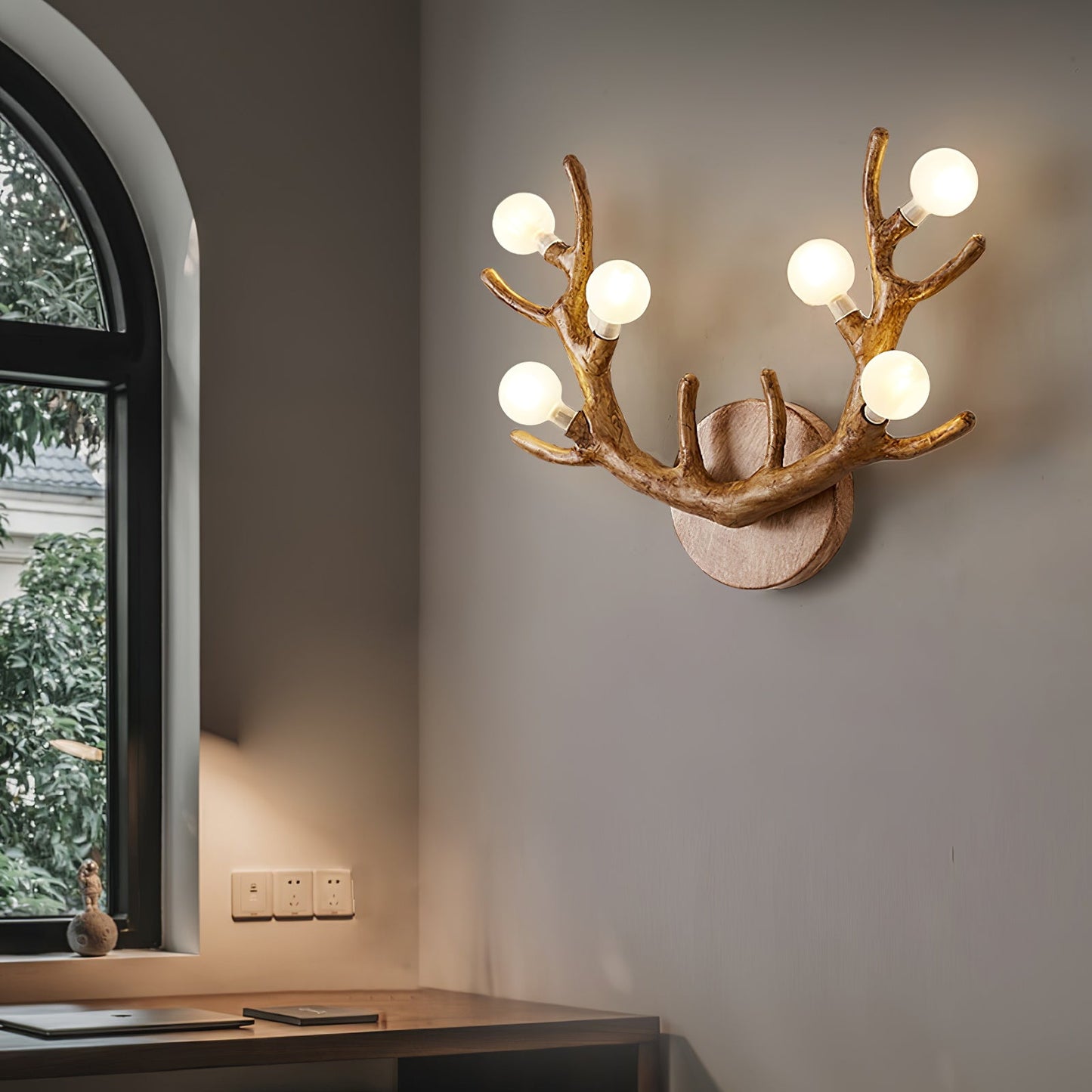 Antler Wall Light